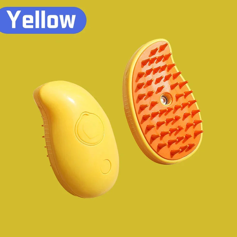 Brosse Brumisateur 3-en-1 Anti-Poils pour Chats et Chiens