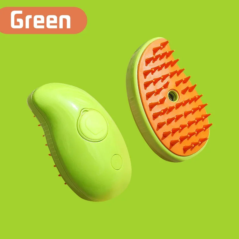 Brosse Brumisateur 3-en-1 Anti-Poils pour Chats et Chiens